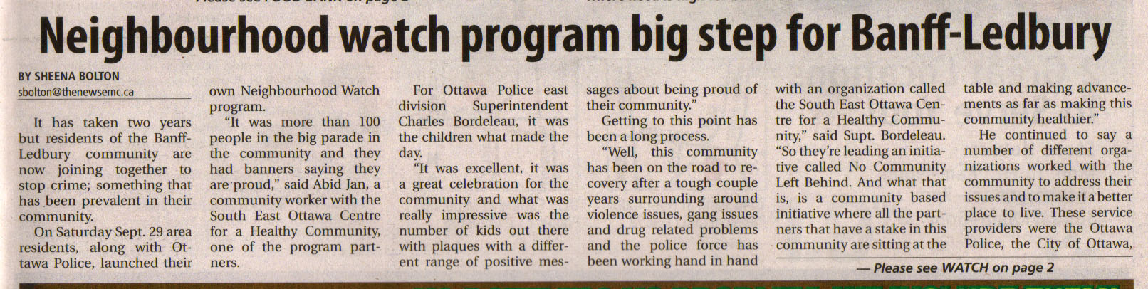 News EMC report, October 11, 2007